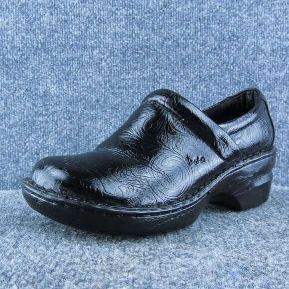 Born Concept Women Clog Shoes Black Synthetic‎ Slip On Size 7.5 Medium - Picture 1 of 9